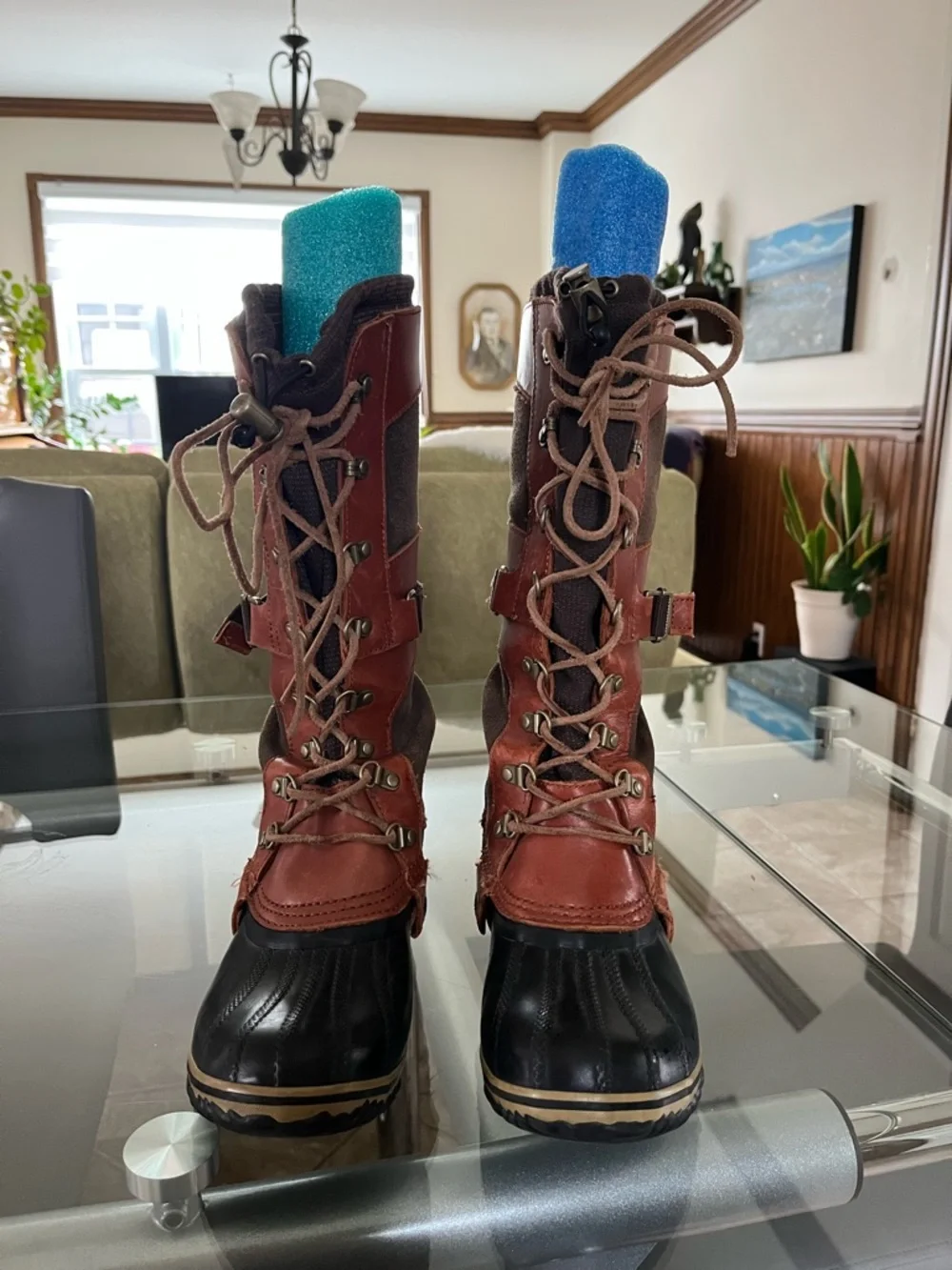 Sorel Women's Black Brown Shoes - Picture 6 of 11